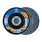 Pferd 4-1/2" x 7/8" A.H. POLIFAN Flap Disc - Z PSF EXTRA STEELOX, Zirconia, 80 Grit, Flat 60461 - alternate 1